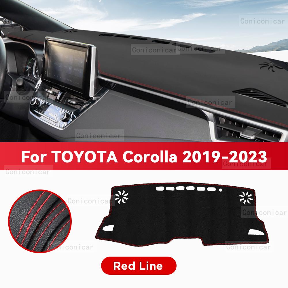 

Для TOYOTA Corolla 2019-2023 Коврик на приборную панель автомобиля Защита от солнца Накладка от бликов Коврик для приборов Аксессуары для защиты Artificial Leather&Left Rudder