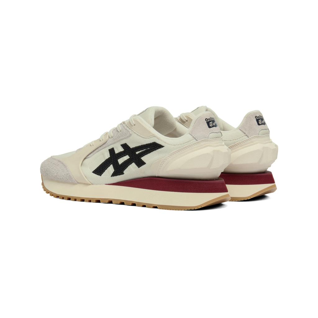 Onitsuka Tiger Moage Co Textile, Split Cow Leather Casual Shoes Unisex Beige/Black 1183B555-200
