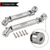 INJORA Stainless Steel Center Drive Shaft D-Shaped Hole For 1/24 RC Crawler Axial SCX24 Jeep JLU C10 Bronco Base Camp 4Runner