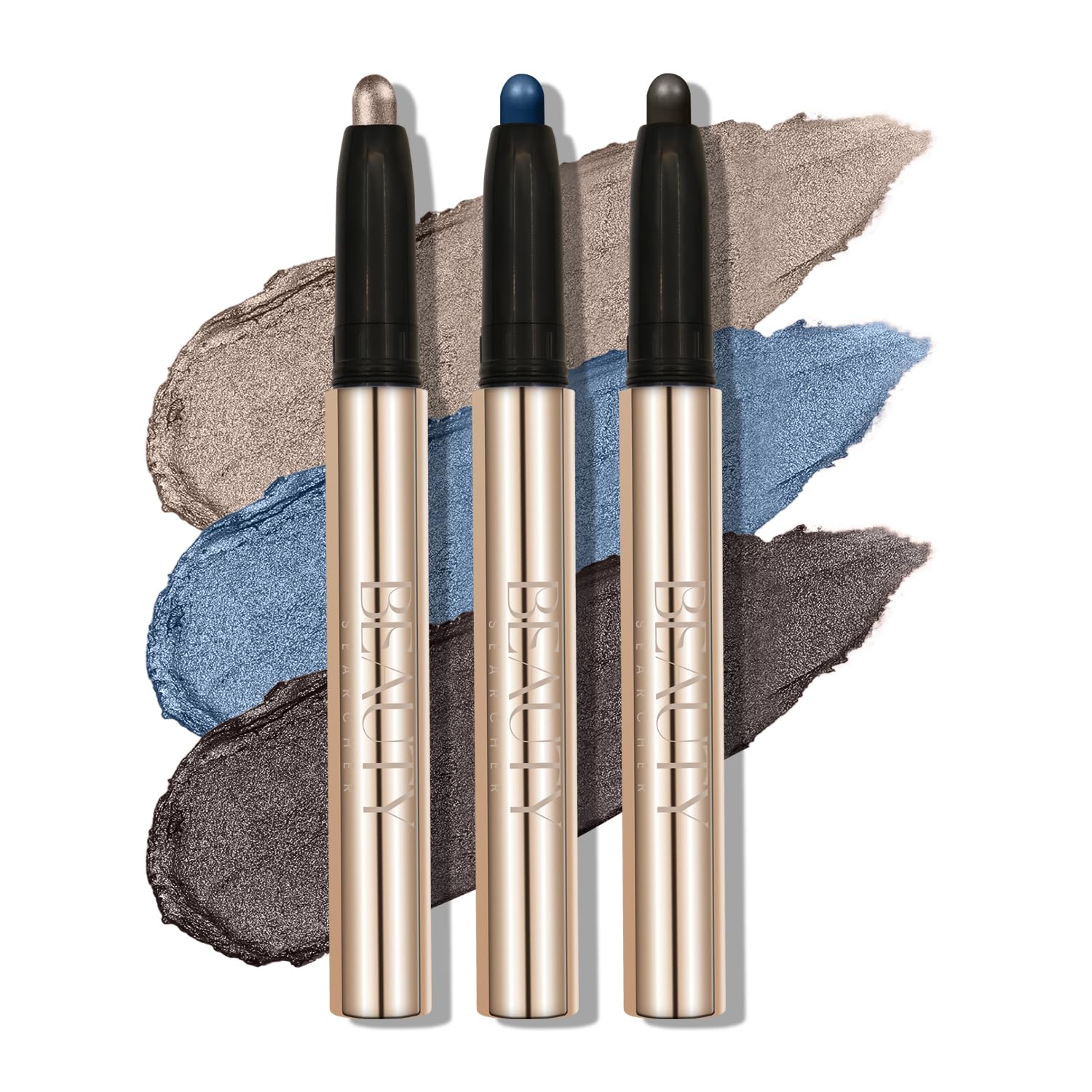 Eyeshadow Stick, Matte Shimmer Eyeshadow Pencil, Crayon, Smooth Waterproof Pigment, Creamy Eyeshadow Pencil, Shiny Eyeshadow, Eye Brightener,