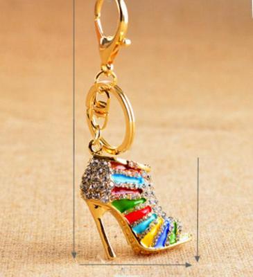 Koreanischer Strass High Heels Schlüsselanhänger: Mehrere Farben, stilvolles Design