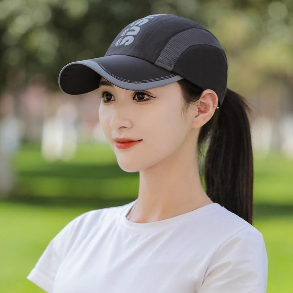 Ultra-Thin Sports Hat Adjustable Peaked Cap Casual Quick Dry Baseball Cap  Hiking