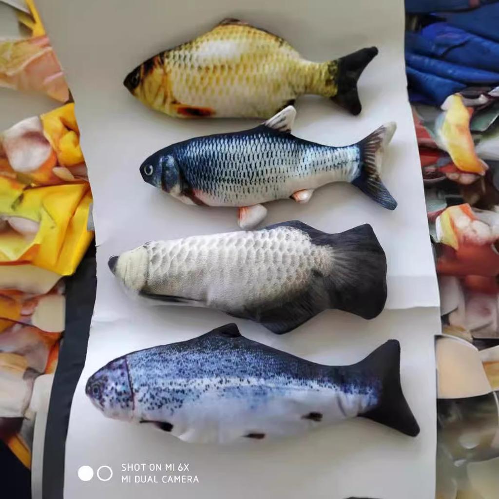 Electric Simulation Fish Jumping Fish Net Red Fish Moving Fish Electric Jumping Fish Simulation Electric Fish Toy