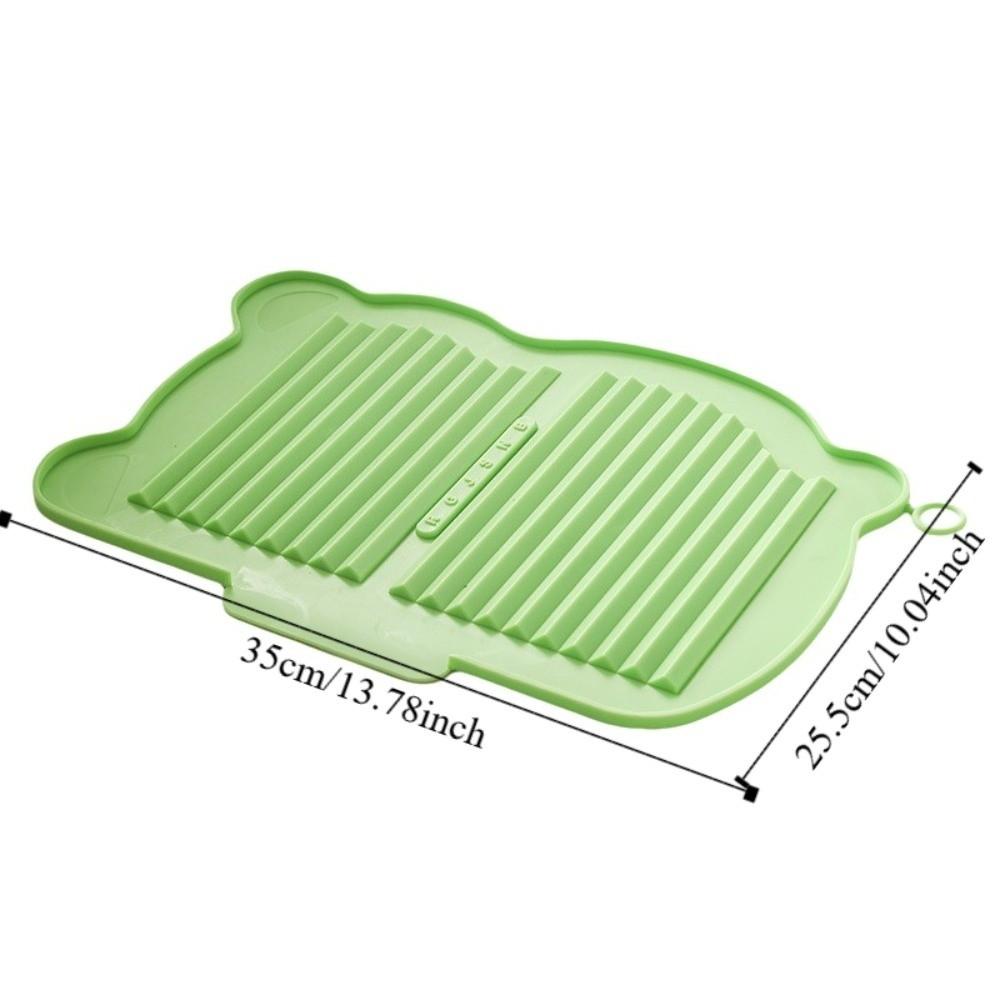 Draining Design Dish Drying Mat Non-Slip Base Heat Resistant Trivet  Kitchen Use