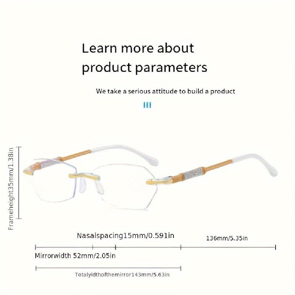 New Fashionable Reading Glasses Anti Blue Light Presbyopia Glasses Men Women Trendy Large Frame Presbyopia Eyeglasses