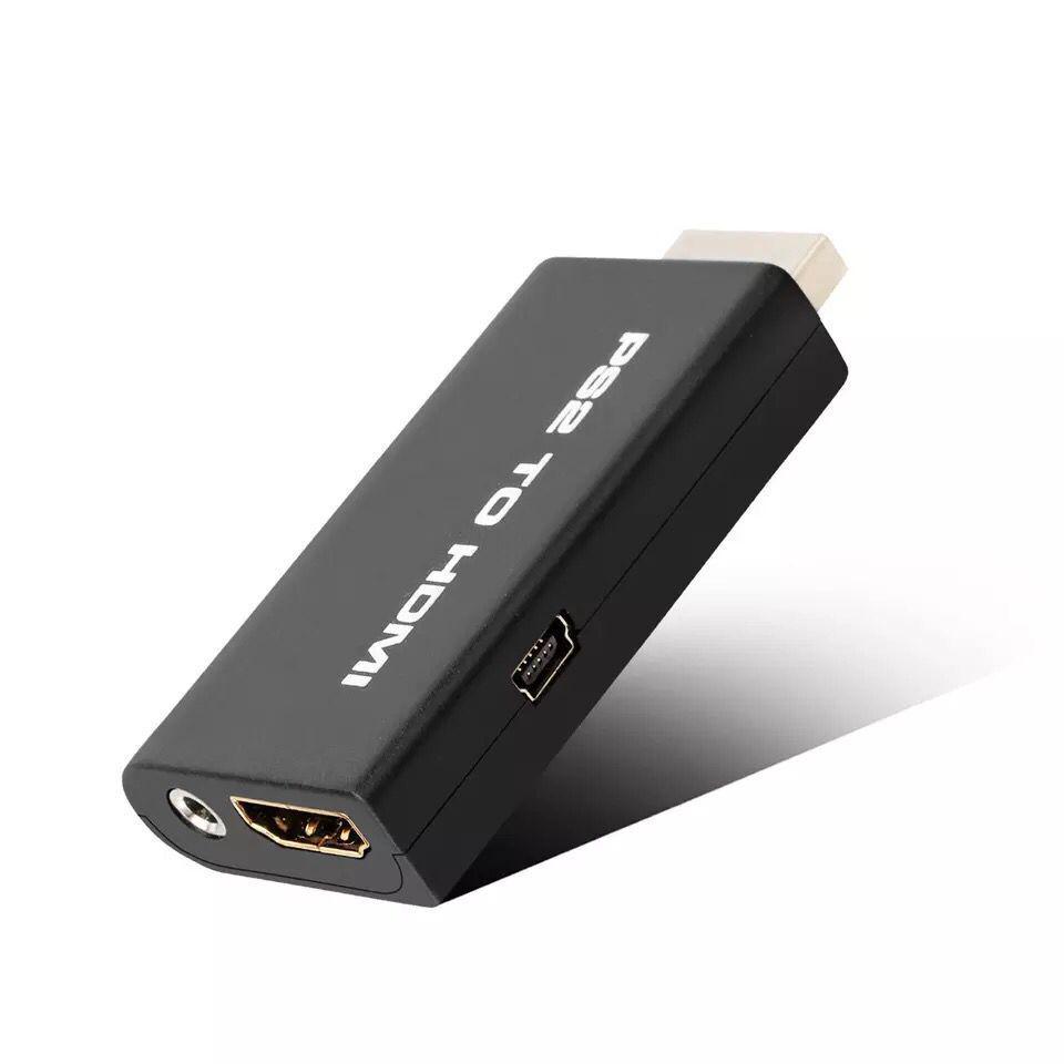 

PS2 to HDMI Converter: Connect PS2 to HDTV with Audio and Video Support. чорний