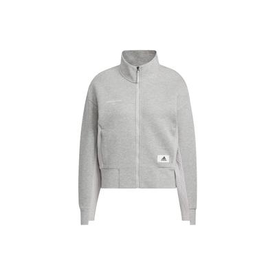 Veste de détente avec logo couleur unie Vestes pour femmes Gris IP0757