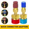 R1234YF R134A To Adapter Kit Quick Couplers High/Low Side Conversion For Car A/C