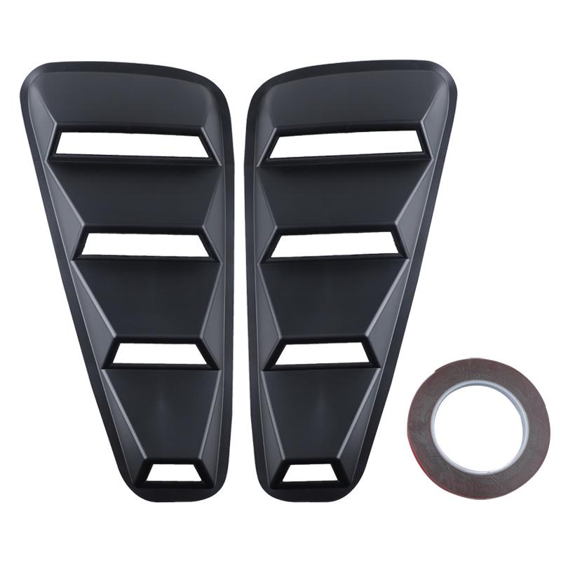 

Черные боковые оконные жалюзи для Ford Mustang 2005-2014 гг. матовый черный