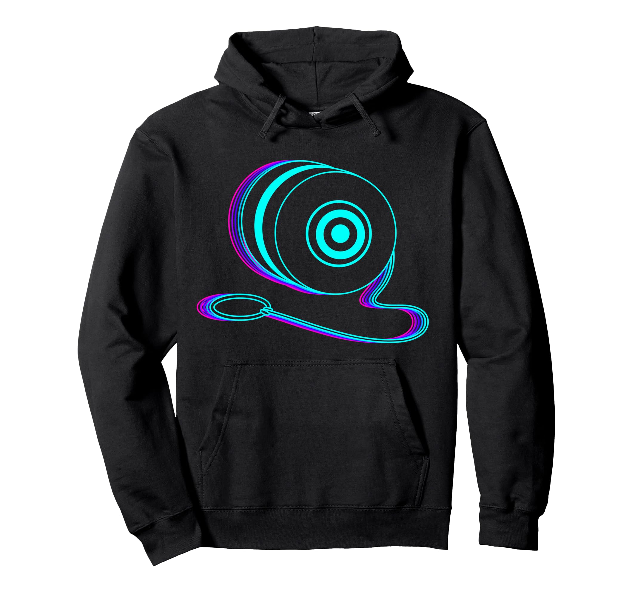 

Retro Toy Vaporwave Hoodie Yo-Yo чёрный