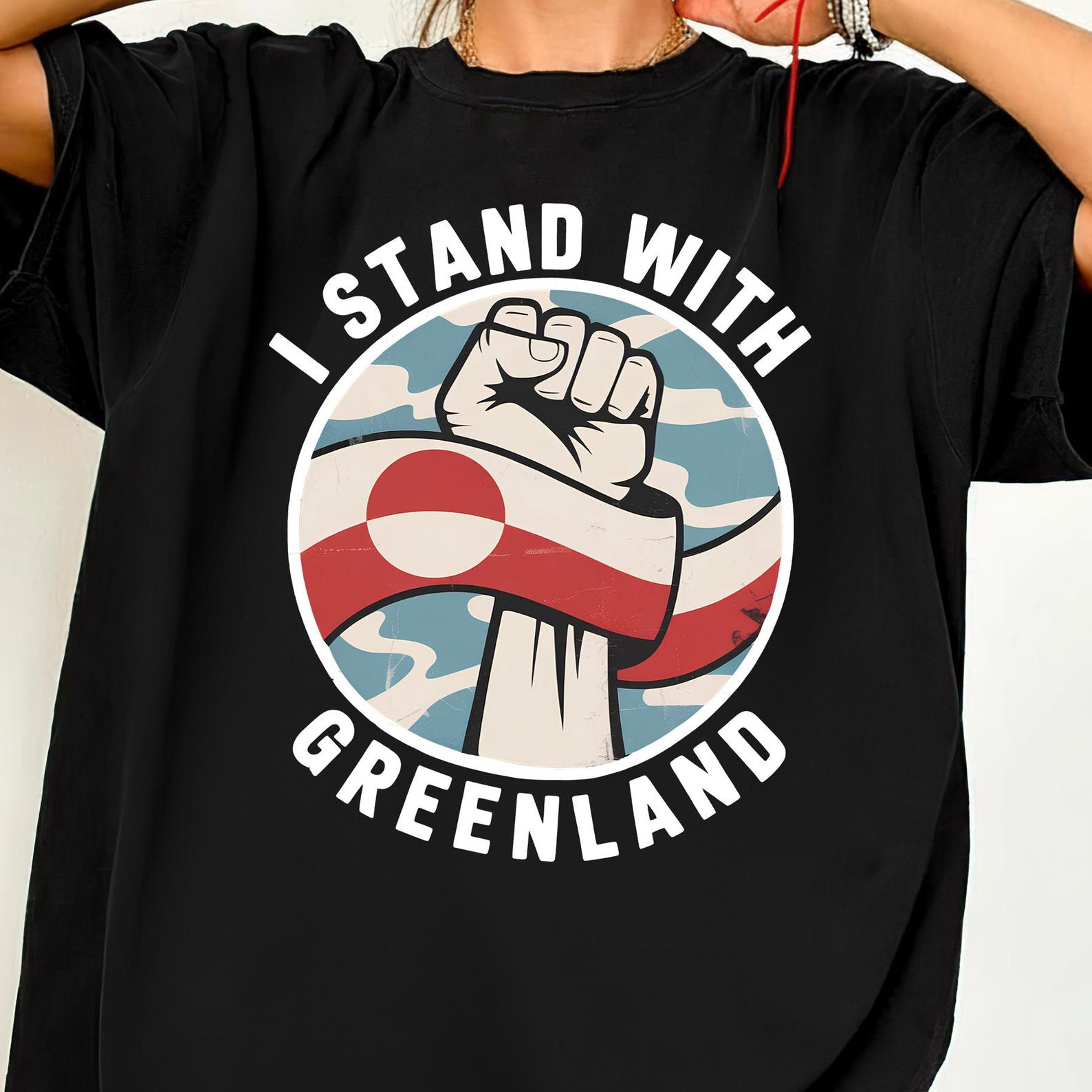 I Stand With Greenland Shirt, Paws Off Greenland, Greenland Pride Shirt, Support Greenland Shirt 4XL