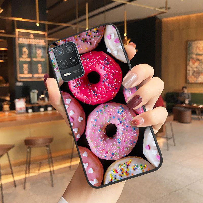 Sweet Donuts Shell Phone Cover For Oppo Realme 8Pro 6PRO 6i 7pro 9i 9pro C11 C21Y C21 C25Y C25S C3 Q3S XT Cases Coque