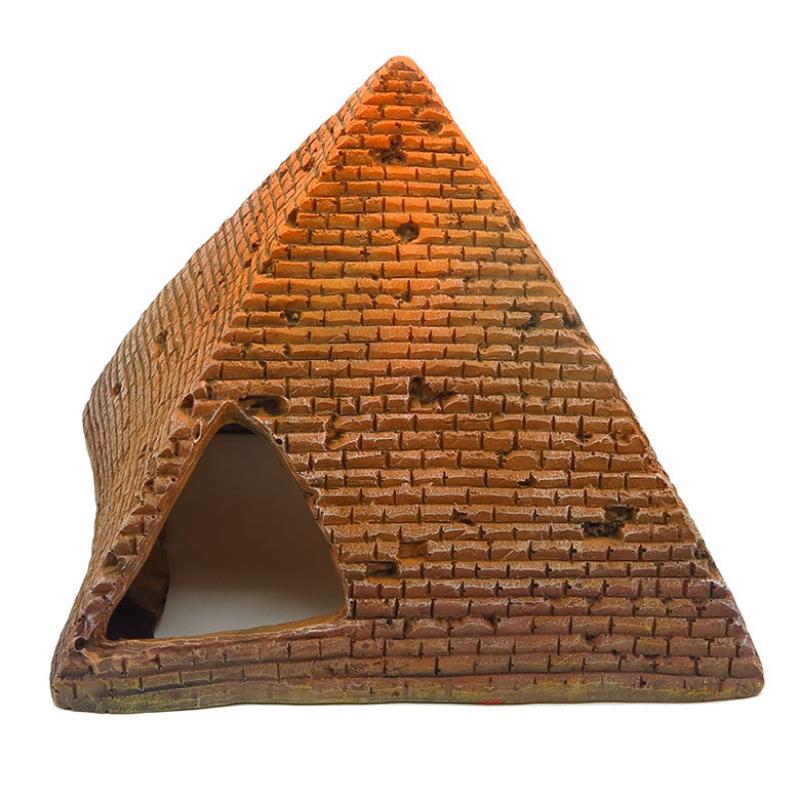 Fish Tank Aquascape Egyptian Pyramid Aquarium Ornament Resin Crafts Aquascape Decorative Ornaments