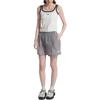 Fila Original Simple Solid Color Versatile Cool Touch Casual Shorts Women Shorts Gravel-Gray F11W629808FGY