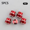 5Pcs Aluminum Alloy Car Wheel Tire Valve Cap Dustproof Stem Cover For Honda Civic Fit Accord CRV Spirior Odyssey CITY Envix Jade LK6 