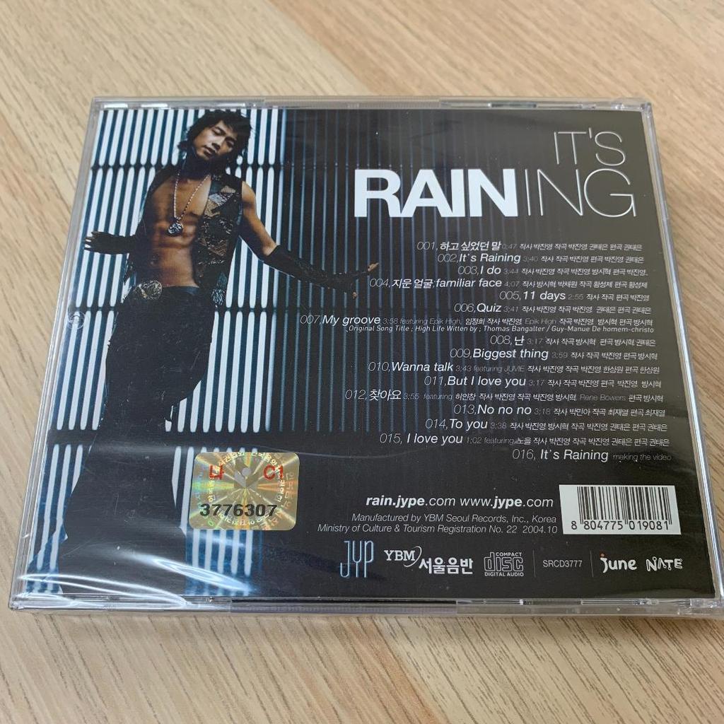 [USED] Rain (3) - It's Raining