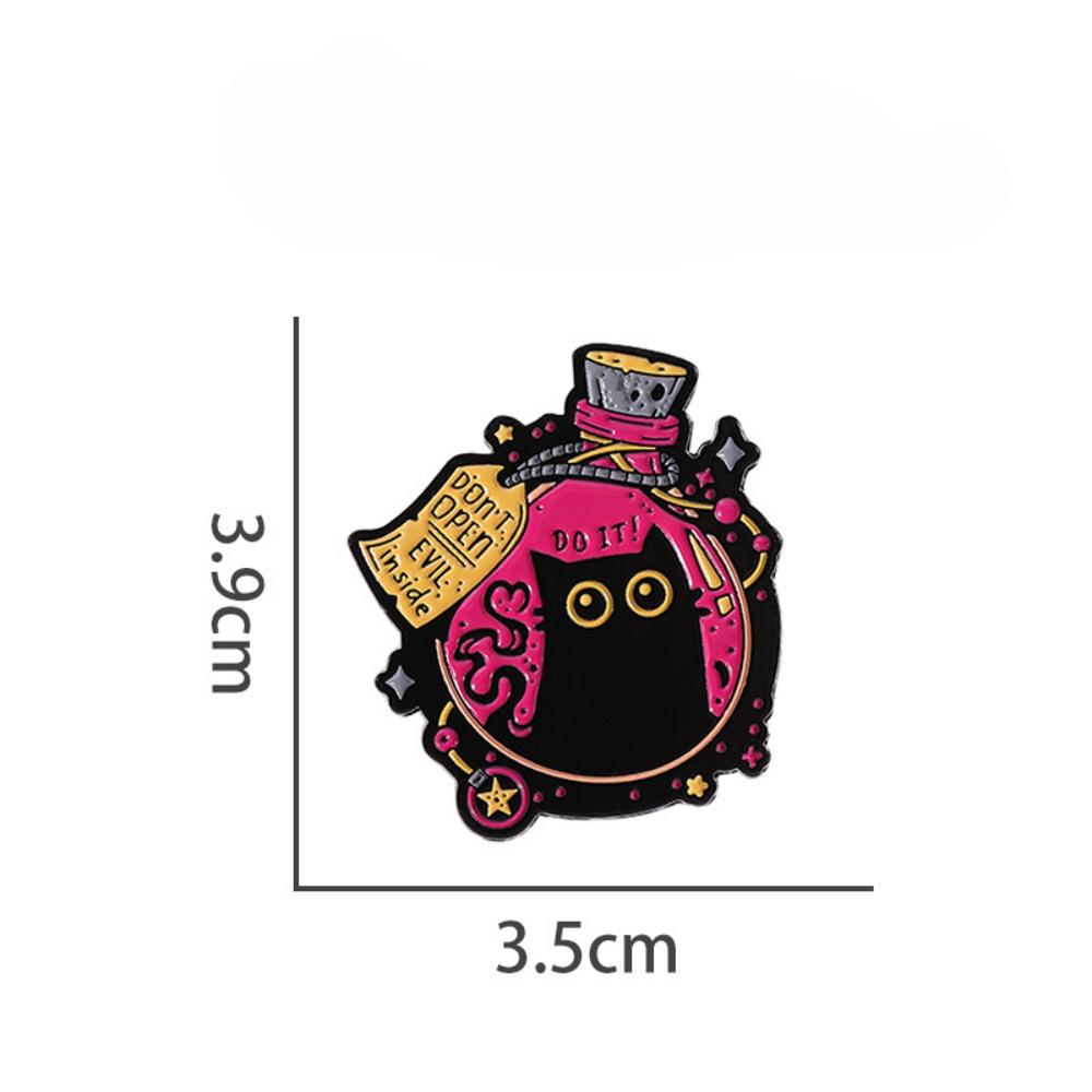New evil mysterious magic potion brooch badge shirt brooch jewelry cartoon cute fashion badge trend holiday gift