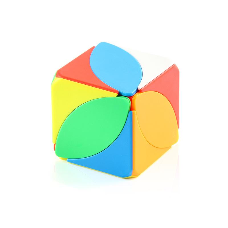 Children'S Science And Education Puzzle Maple Leaf Special-Shaped Rubik'S Cube, Beginner Competition Smooth 5.5Cm Rubik'S Cube Toy