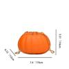 Mini Halloween Pumpkin Women Crossbody Bag Cartoon Girl Personalized Hand-held Chain Small Round Shoulder Bags