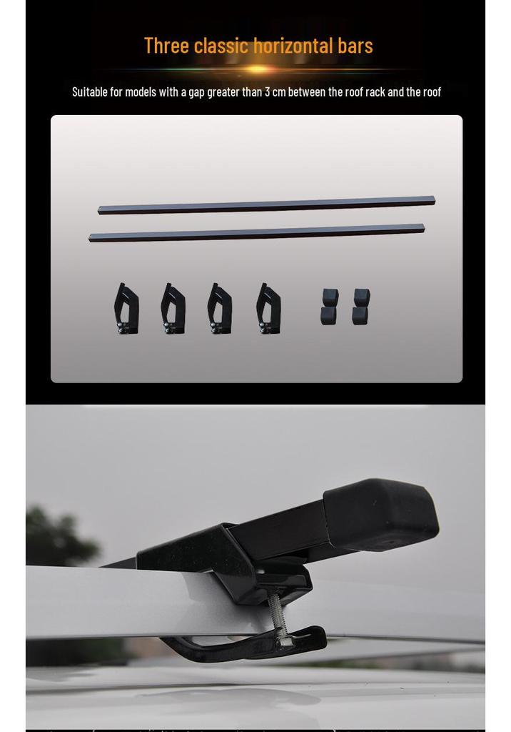 Universal Aluminum Alloy Roof Rack Crossbars for Off-road SUVs