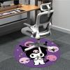 1pc Kuromi, Sanrio Carpet, Round Non-Slip Durable Large Size Office Carpet, Suitable for Office,yy250908004
