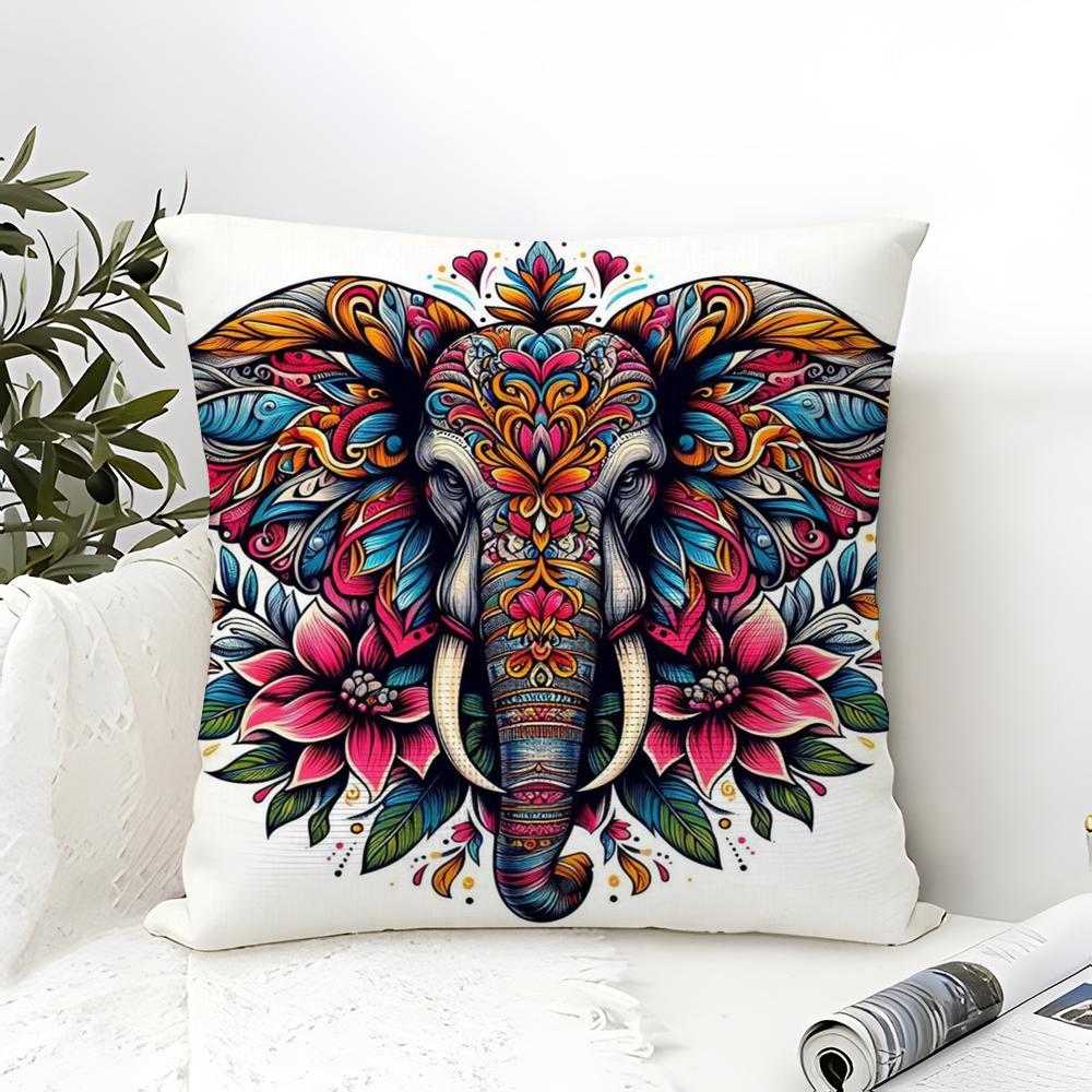 Beautiful Scenery, Elegant Natural Prints Pillow Case Linen Pillow Case Sofa Home Decor Cushion Cover Cushion Cove