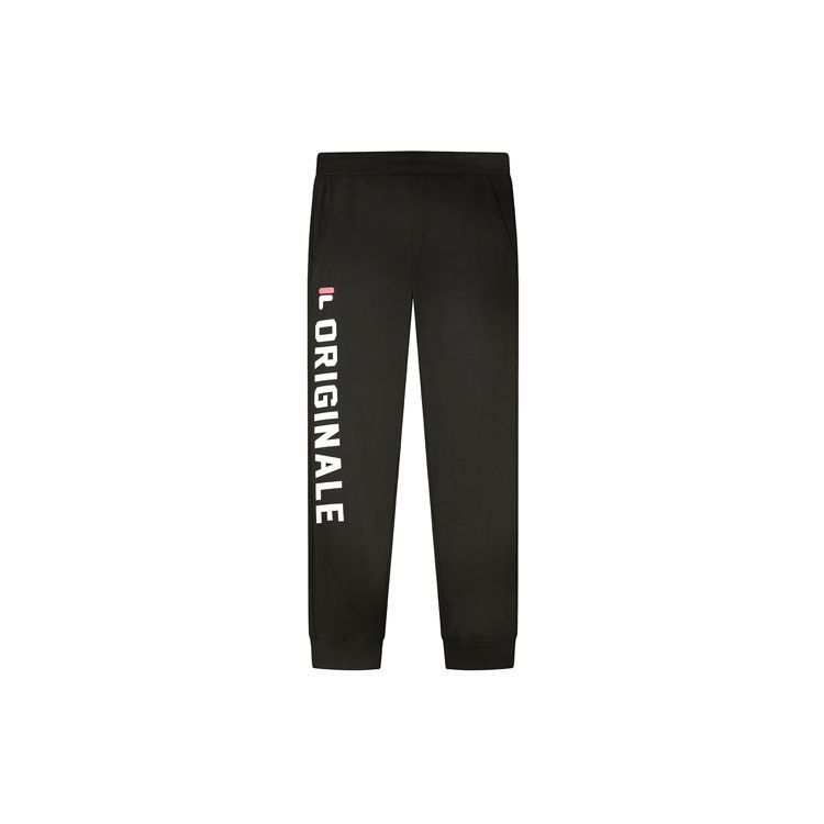 

Fila Вязаные джоггеры с логотипом Alphabet Мужские брюки черные F11M128667F-BK