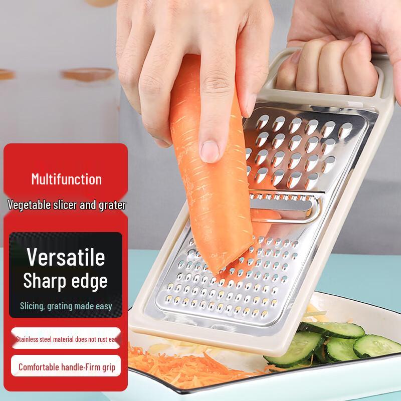 

Xi Huang 3-in-1 Stainless Steel Multi-function Grater Slicer