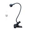 Creative UV LED Gooseneck Nail Art Beauty Desk Lamp with Clip