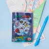 BT21 TRAVESÍA MUNDIAL Accesorios de Viaje Estuche para Pasaporte / Etiqueta para Equipaje / cinturón de transporte Productos Oficiales BT21