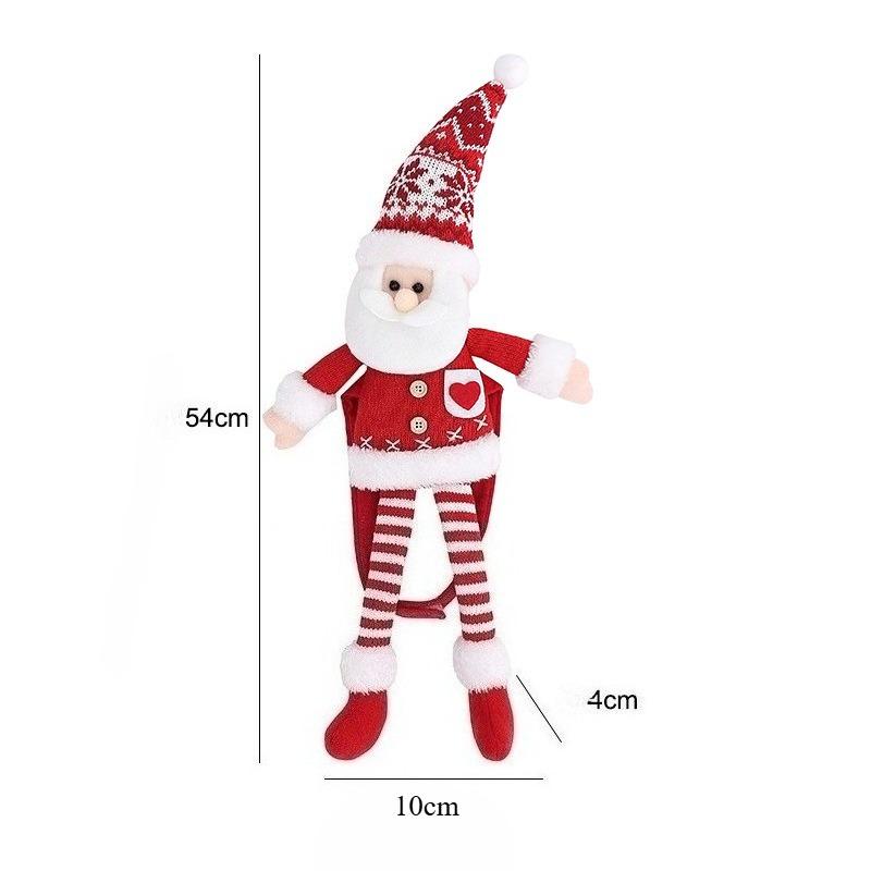 Christmas Creative Curtain Buckle Cartoon Doll Decoration Hotel Restaurant Decoration Doll Buckle Window Pendant