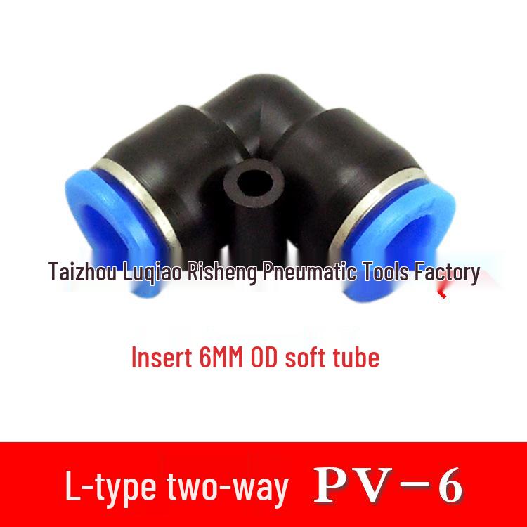 Fitinguri pneumatice cu conectare rapidă: Tub PU Aer Drept, PV Tip L, PE Tip T, PY Tip Y