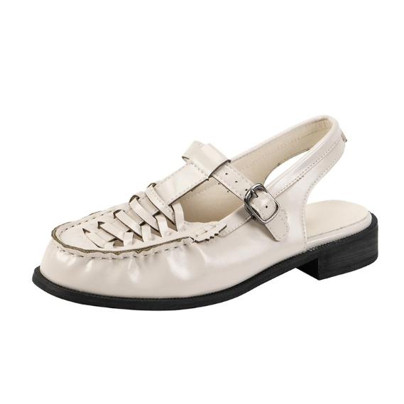 

Fashion Vintage Elegant Women Shoe 2024Summer New Woven Temperament Sandals Women Roman Single Shoe Fisherman Women Shoe Mujer Sapato 40