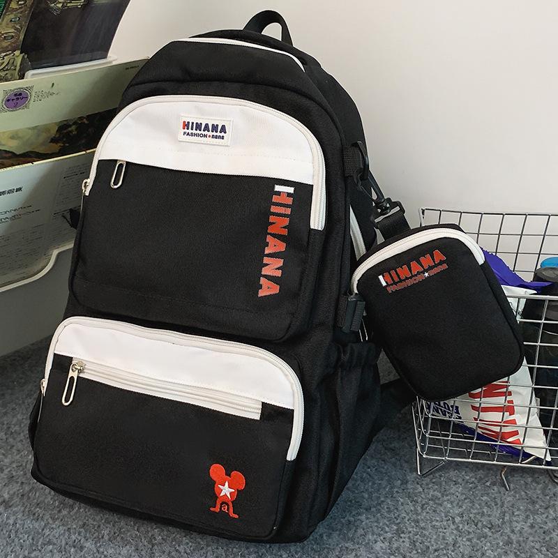 High School Students  Girls  Children  Elementary School Students Backpacks  College Students  Boys  Contrasting Color Backpacks