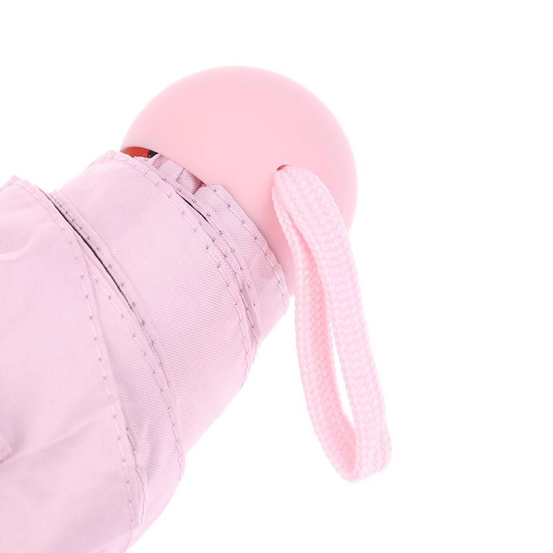 Five-Folding Dual-Purpose Capsule Umbrella Sun Protection Sunshade Pocket Women'S Umbrella Compact Umbrella Foldable Rain
