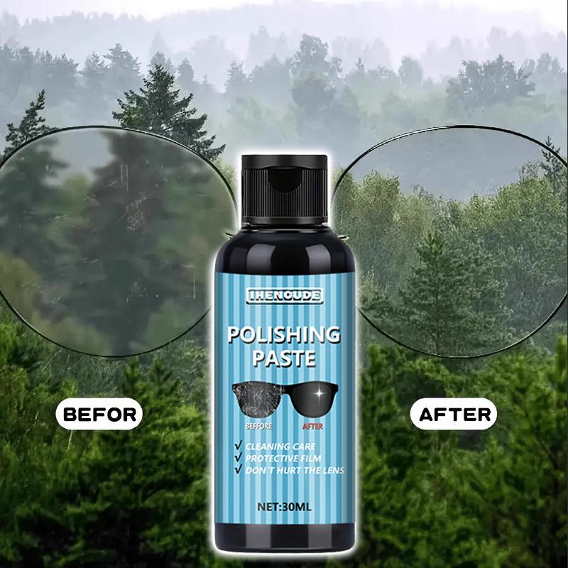 Glasses Scratch Repair Polishing Kit – Anti-Scratch Repair Paste Suitable for Car Rearview Mirrors, Reading Glasses, Camer