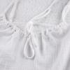 Women's Cotton Sleeveless Pajamas Set 2 Piece Spaghetti Strap Lace Up Top And Shorts