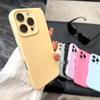 Luxe Mat Zacht Siliconen TPU Hoesje voor iPhone 16 15 14 Plus   11 Pro Max Eenvoudige Solide Rubberen Snoepkleur Schokbestendige Cover