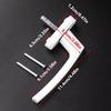 Window Handle Durable Alloy Plastic Steel Door Window Lock Sliding Window Anti Slip Child Safety Lock Home Hardware Accessories