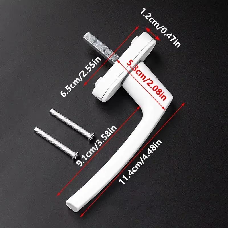 Window Handle Durable Alloy Plastic Steel Door Window Lock Sliding Window Anti Slip Child Safety Lock Home Hardware Accessories