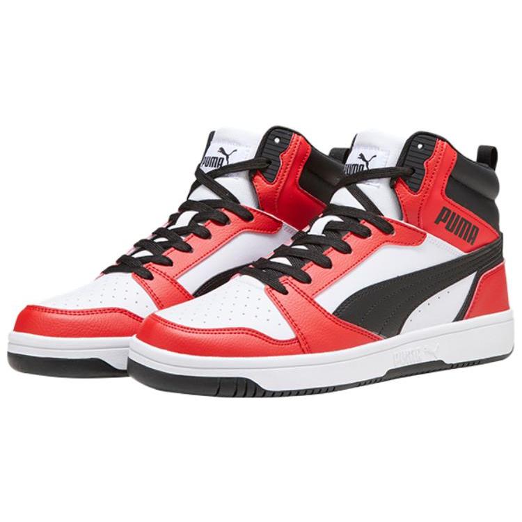 New PUMA Rebound Sneakers 'Red White Black' 392326-04