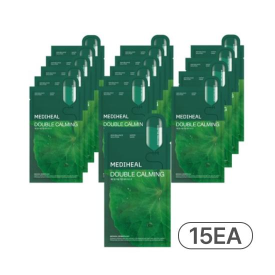 

Mediheal Double Calming Water Mask Soothing & Hydrating Sheet Mask 20ml x 15pcs