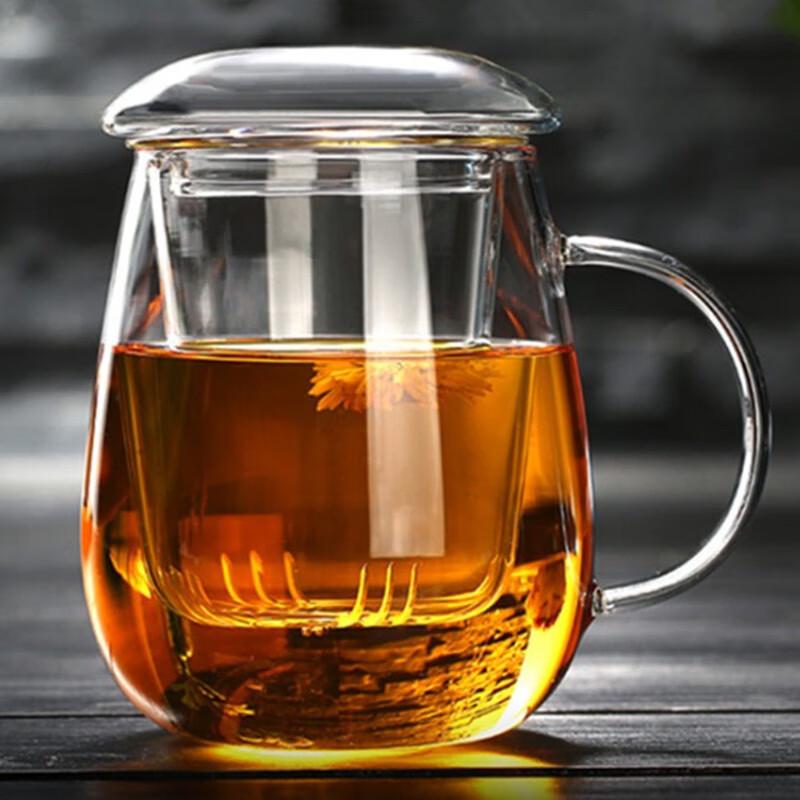 Xunyi Detachable Borosilicate Glass Tea Infuser Mug