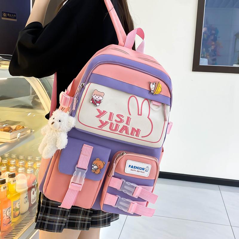 Симпатичный школьный рюкзак для девочек младшего школьного возраста — фото 16