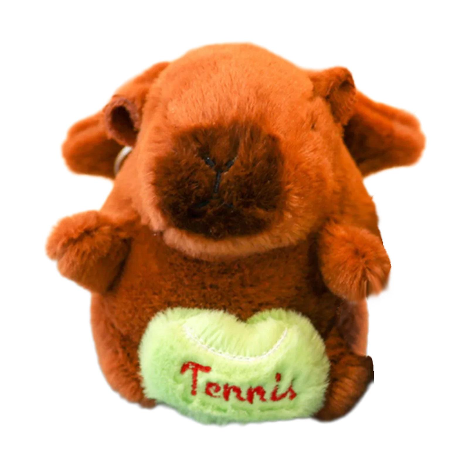 

Плюшевый брелок-капибара, милая подвеска, брелок для ключей, подвесной орнамент, держатель для ключей, шарм для рюкзака, сумочки для девочек, женщин 3