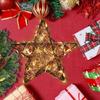 Battery Operated Star Tree Toppers Christmas Tree Star Ornament with LED Lights for Seasonal Home Decors