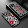 Fashion Kiss Lips Print Case For iPhone 17 Pro Max Case iPhone 16 15 14 13 Pro Max 17E Magnetic For Magsafe Thin Ring Hybrid TPU+PC Matte Cover