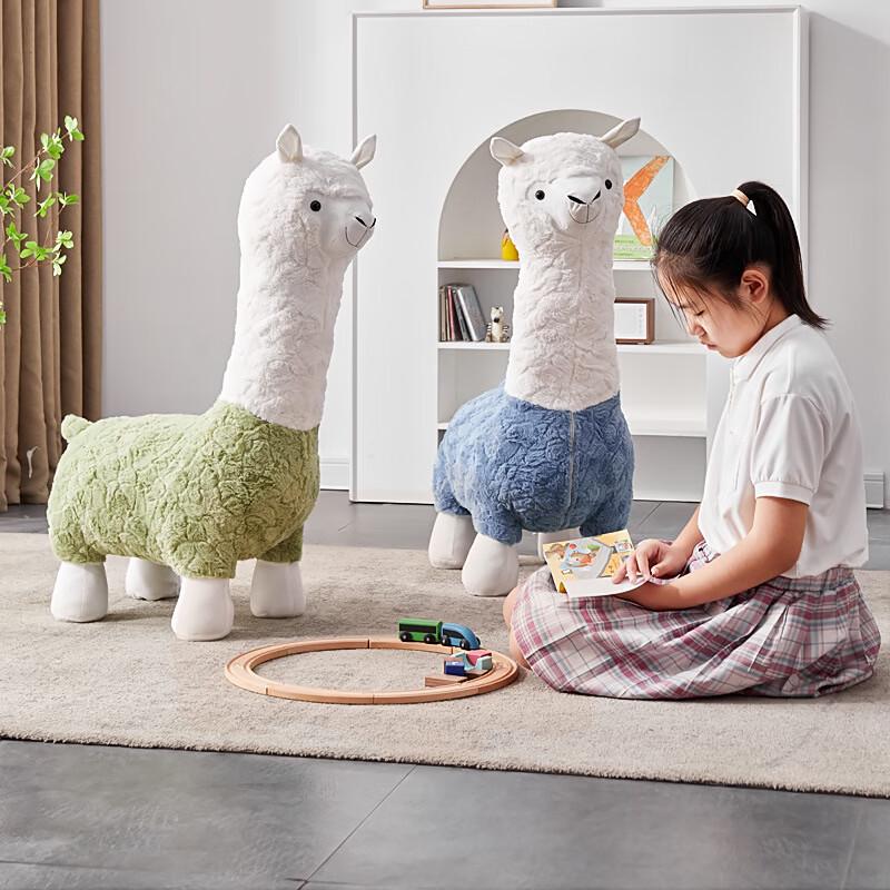 Cartoon Alpaca Children's Stool