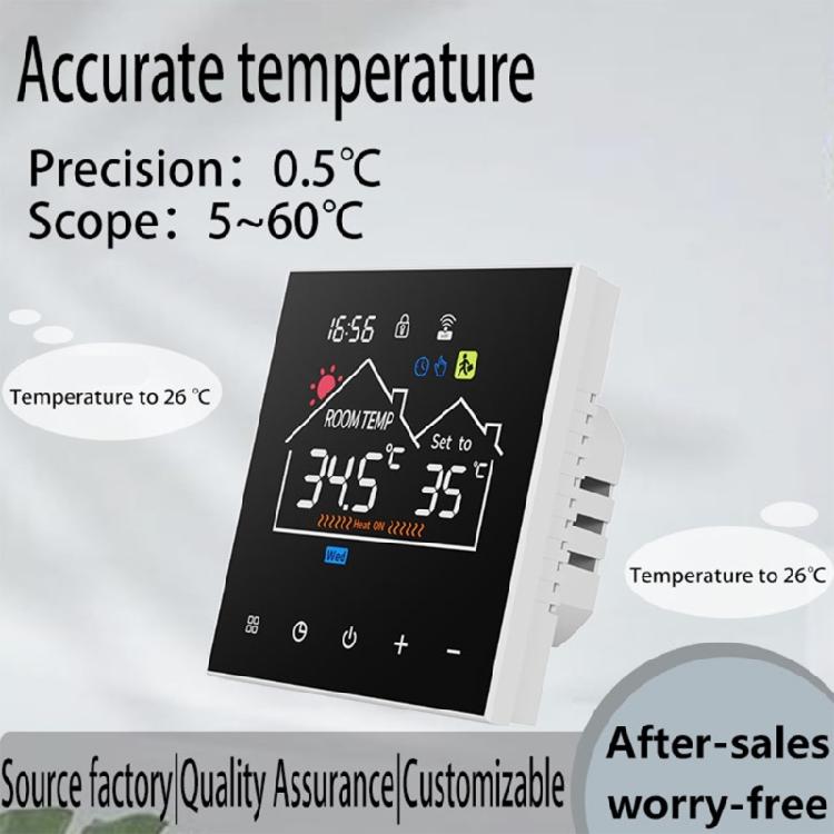 16A WiFi Regulator Electric Heating With Speech Command Application Set Thermoregulation