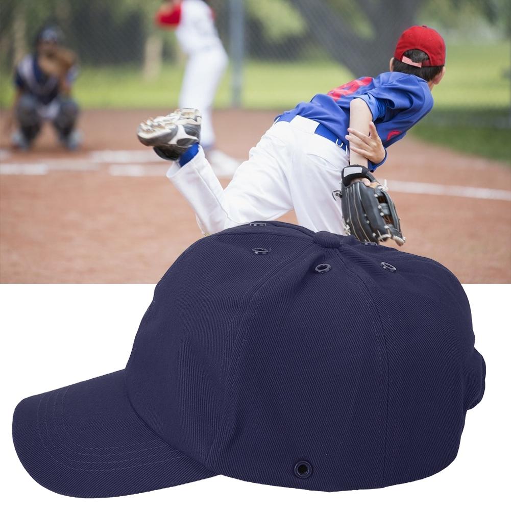027 Light Anti Collision Comfortable Breathable Baseball Hat Sports Safety Hat (Blue)